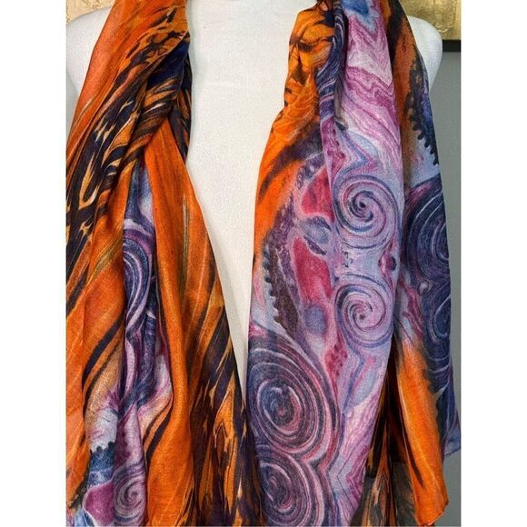 Torino Abstract Scarf - Picture 2 of 13